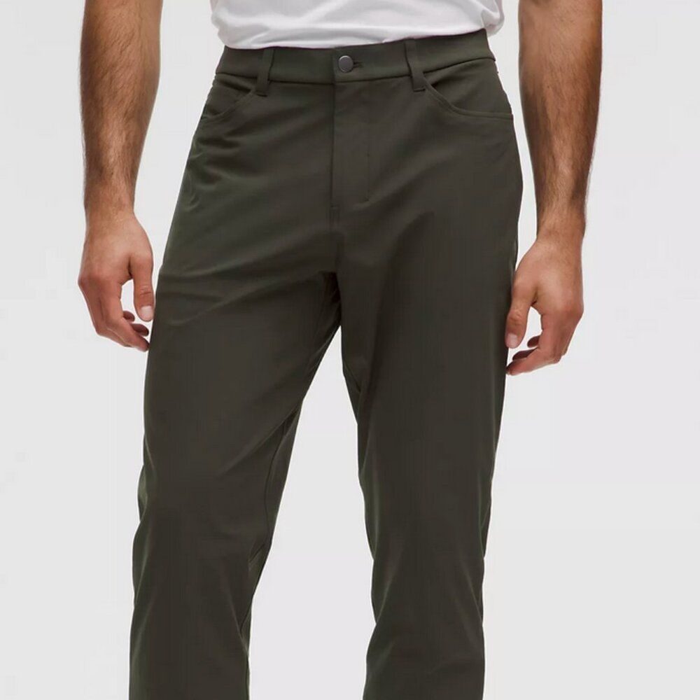Lululemon ABC Classic-Fit 5-Pocket Pant – Size 30 x 30 | Gator Green Warpstreme